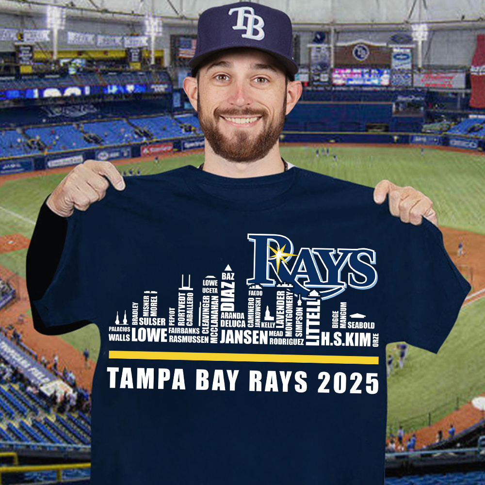 Tampa Bay Rays 2025 T-Shirt for Rays Fans