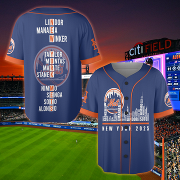 New York Mets 2025 Unisex Baseball Jersey for Fans
