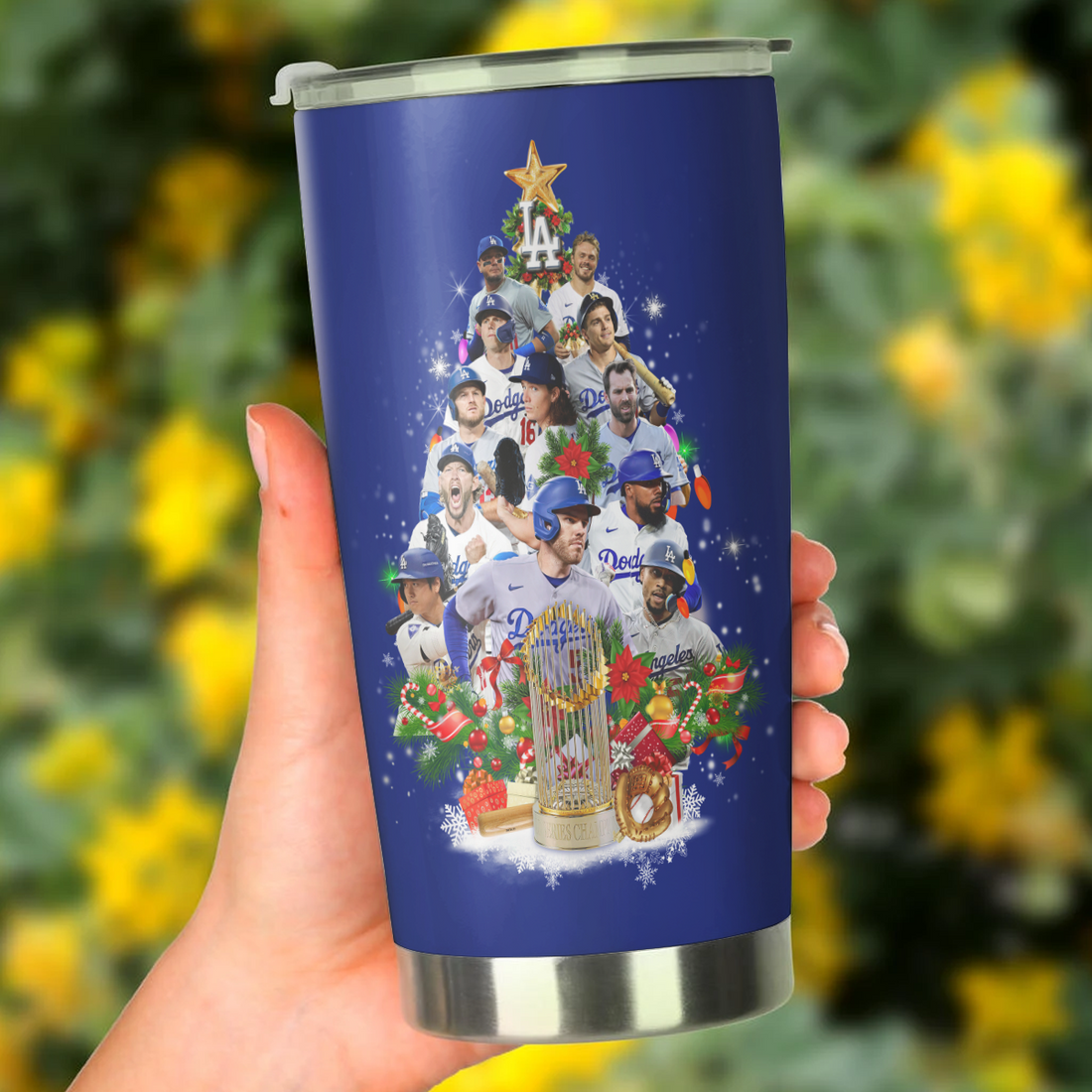 Dodgers Christmas 2024 Tumblers