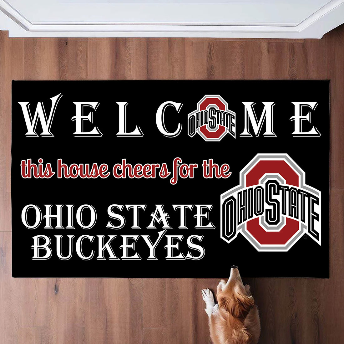 Welcome This House Cheers for The Ohio State Doormat for Fans