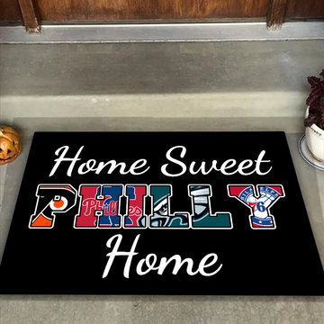 Home Sweet Philadelphia Home Doormat for Philly Sports Fans