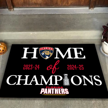 2025 Stanley Cup Champions Home of Champions Doormat for Fans