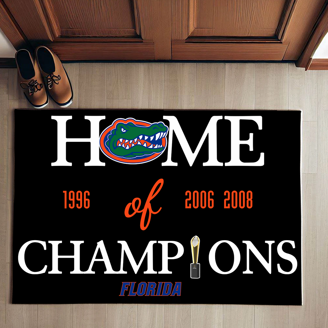 Home of Champions Florida Gators Doormat for Gators Fans