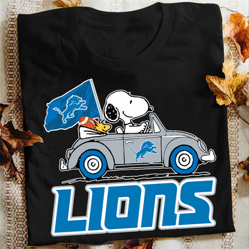 Detroit Lions Snoopy T-Shirt for Fans