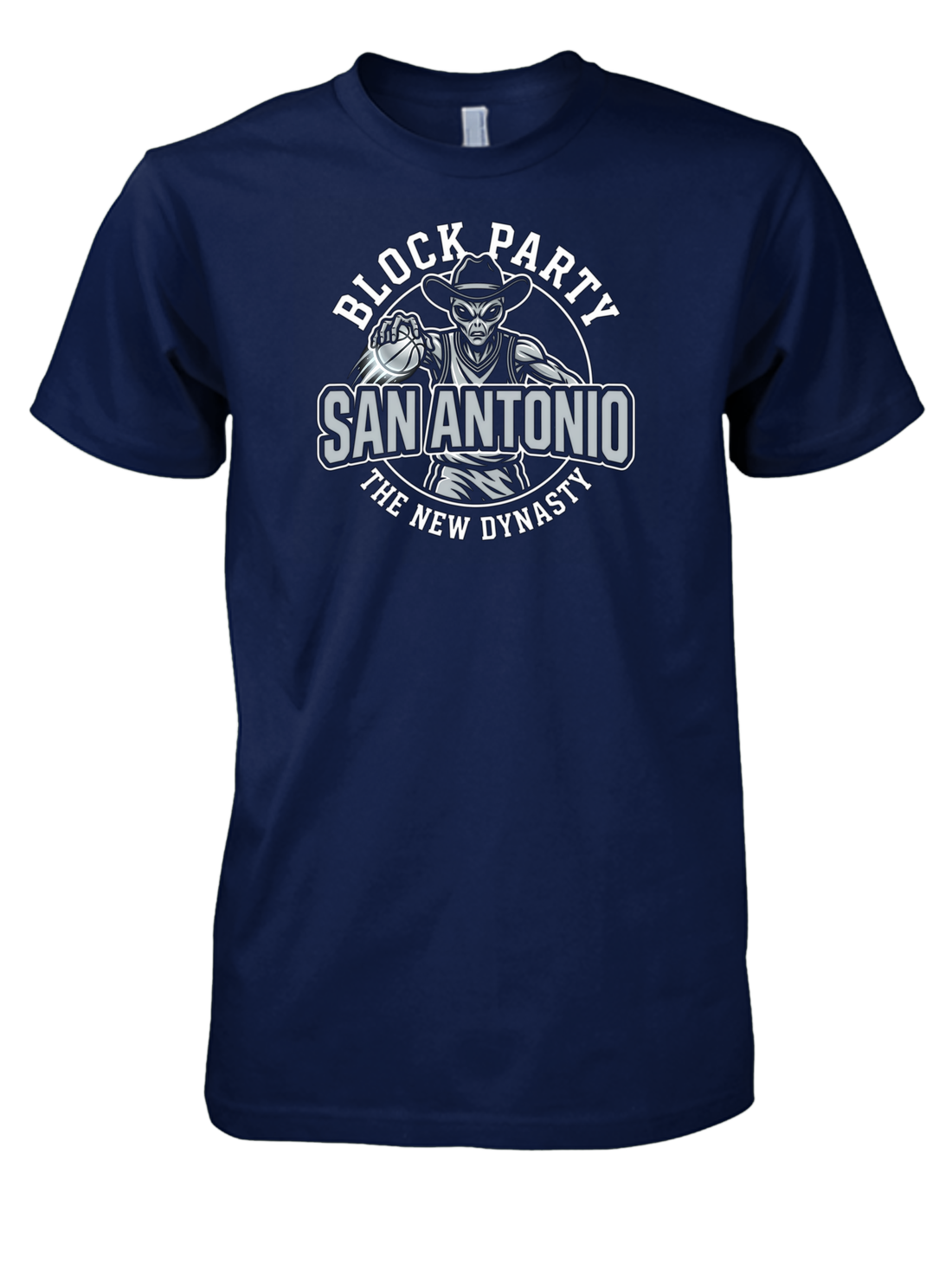 San Antonio Block Party Basketball T-Shirt - Playoff Season Fan Gear - Alamo City Basketball Tee