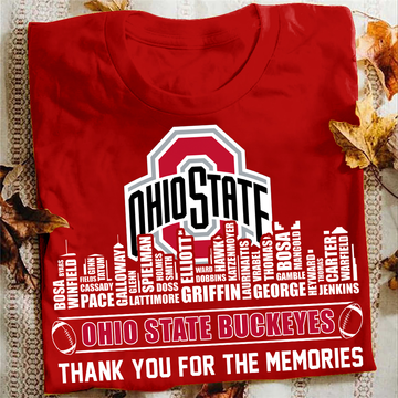 Ohio State Buckeyes Fan T-Shirt – Show Your Scarlet & Gray Pride!