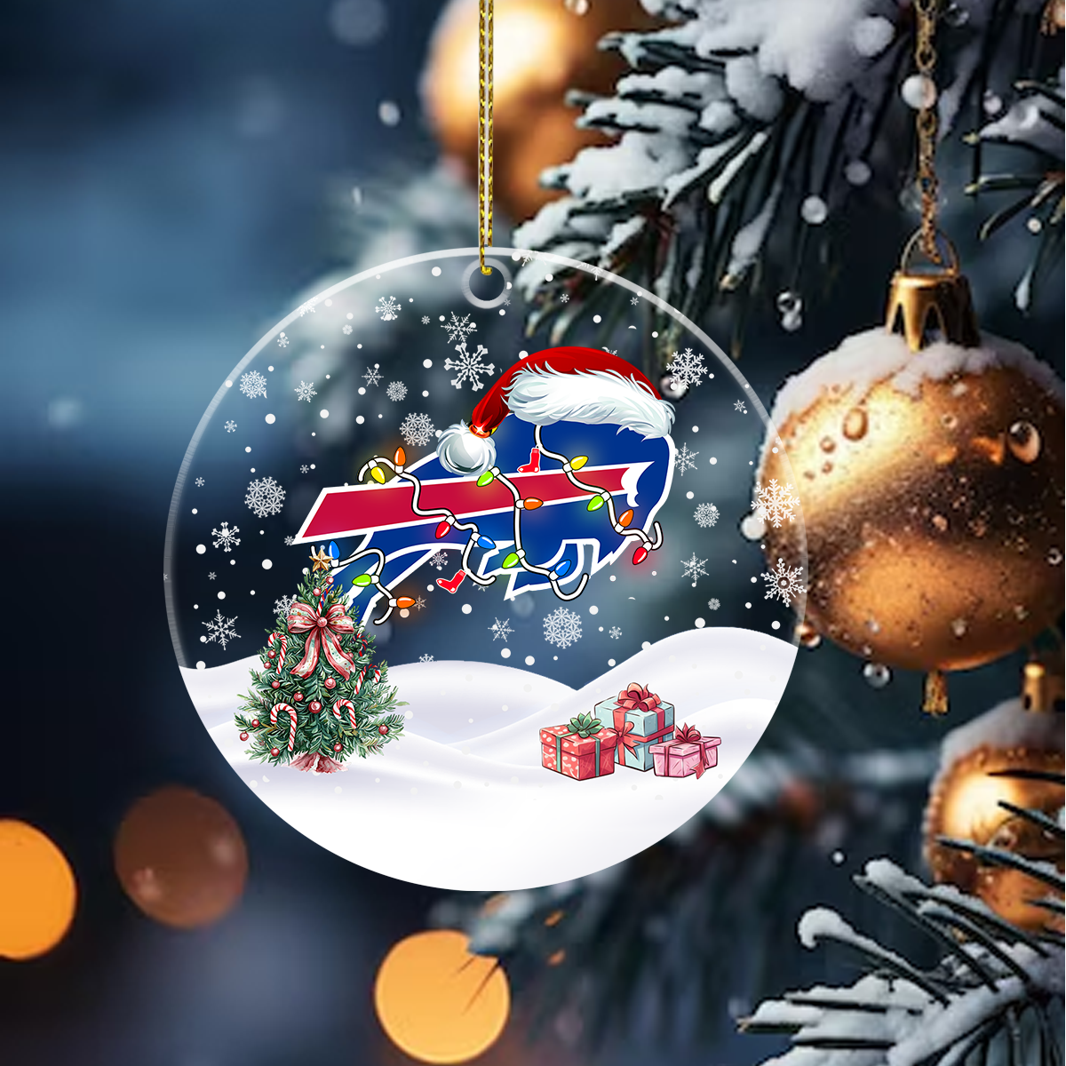 Buffalo Bills Christmas Ornaments Merry Christmas