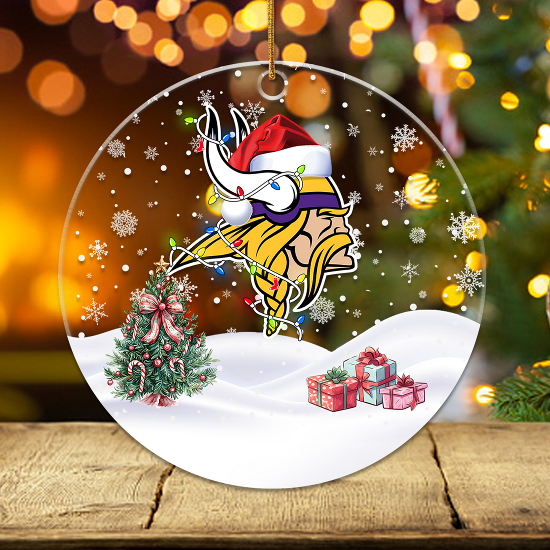 Minnesota Vikings Christmas Ornaments Merry Christmas