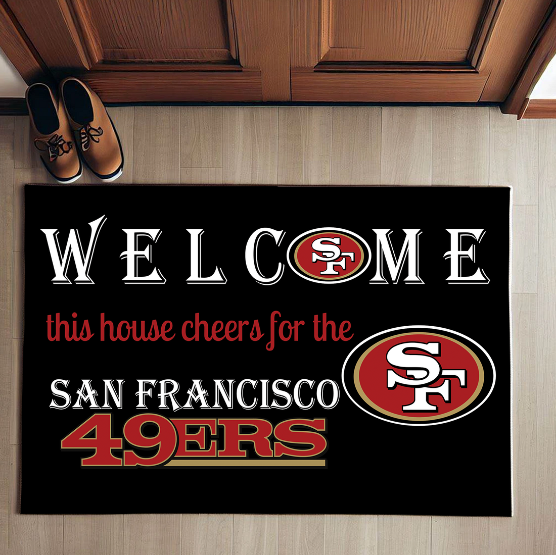 Welcome This House Cheer for San Francisco Doormat