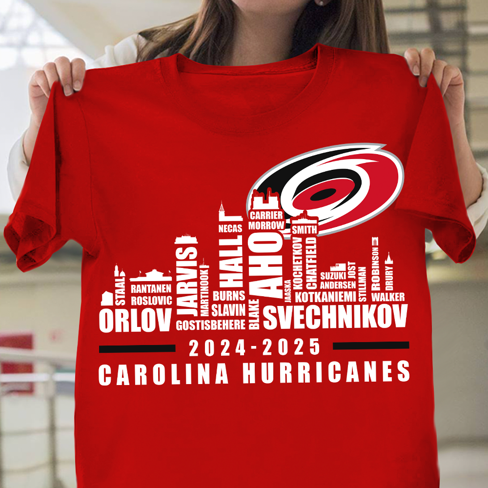 Carolina Hurricanes 2024-25 T-Shirt for Fans