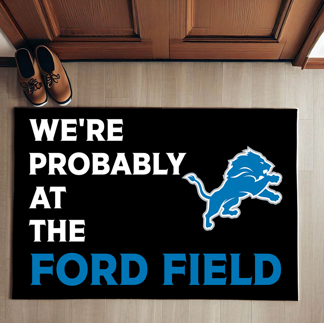 Probably At The Ford Field Doormat Detroit Lions Doormat