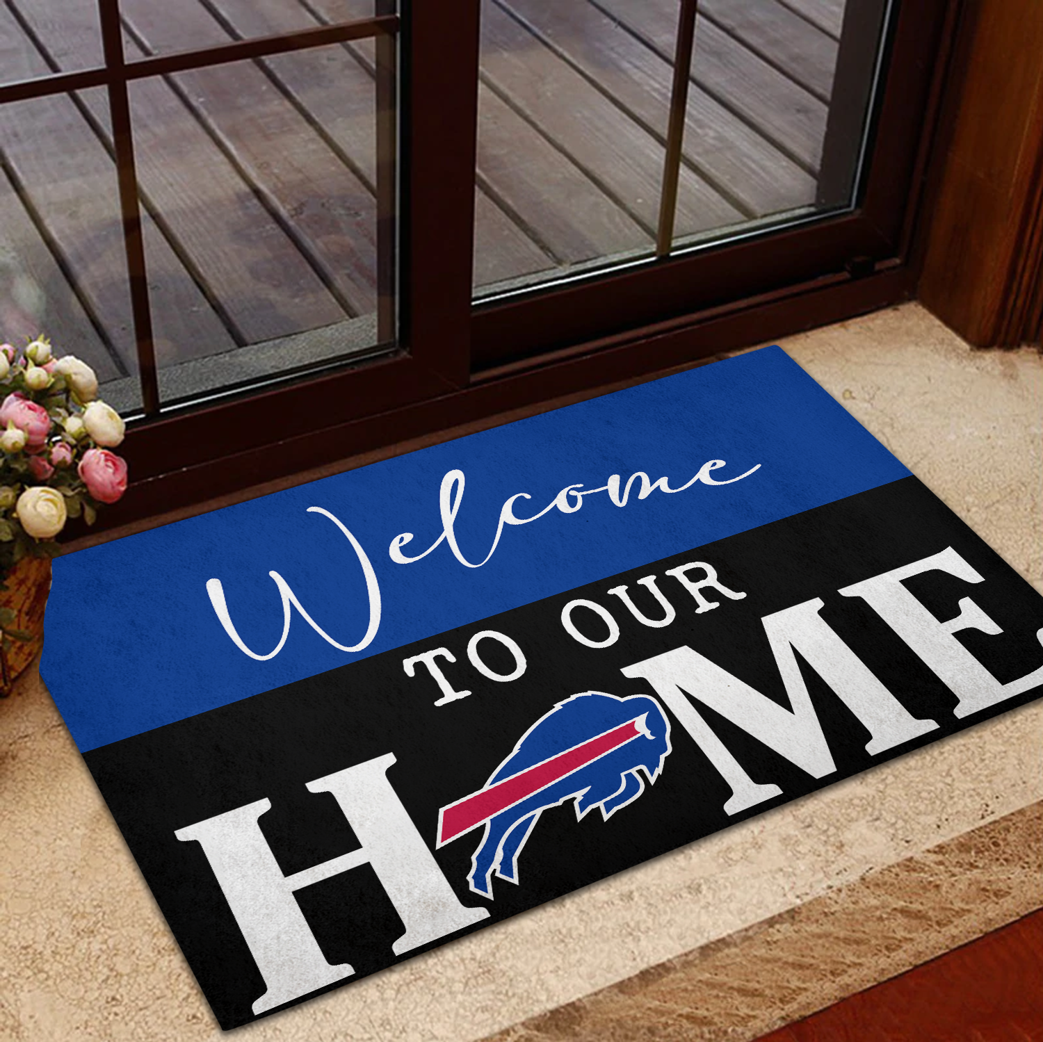 Welcome To Our Home Doormat Buffalo Bills Doormat For Fans