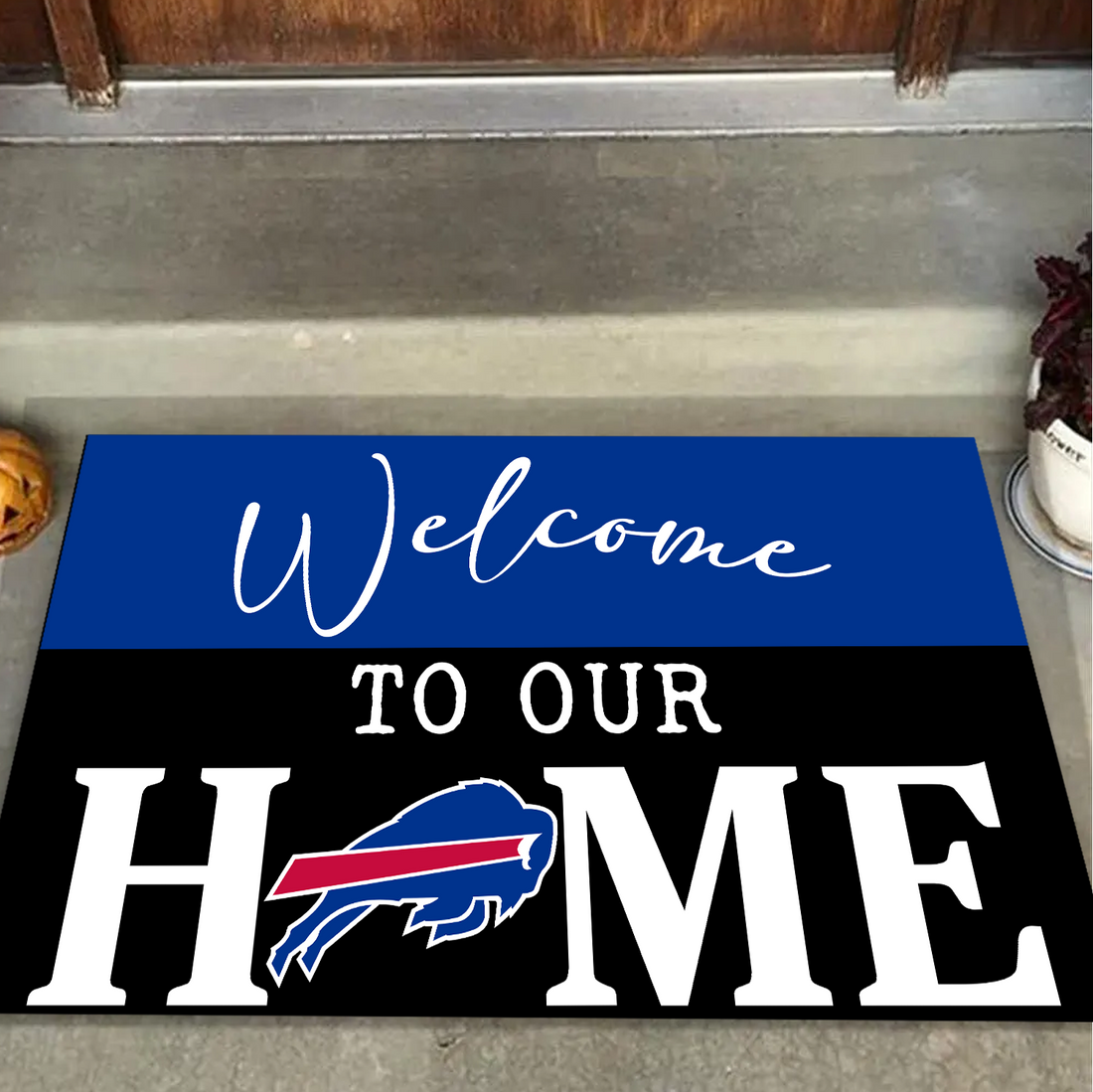 Welcome To Our Home Doormat Buffalo Bills Doormat For Fans