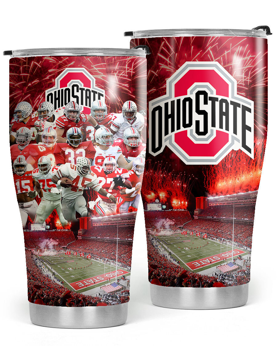 Ohio State Buckeyes Legacy Tumbler – Stadium & Legends Edition