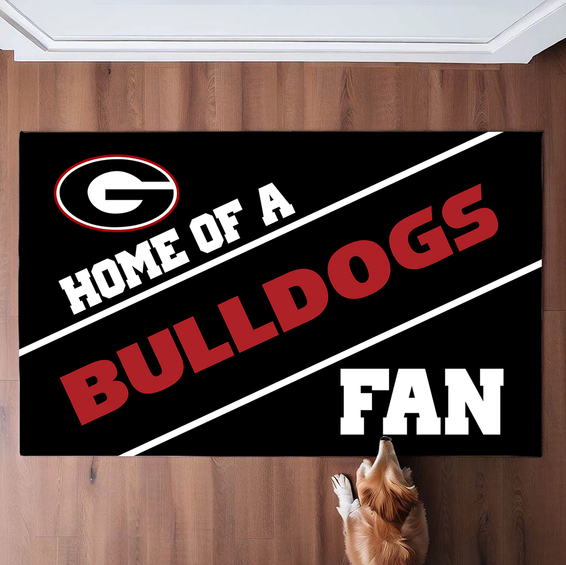 Home Of A Georgia Bulldogs Fan Doormat for Fans