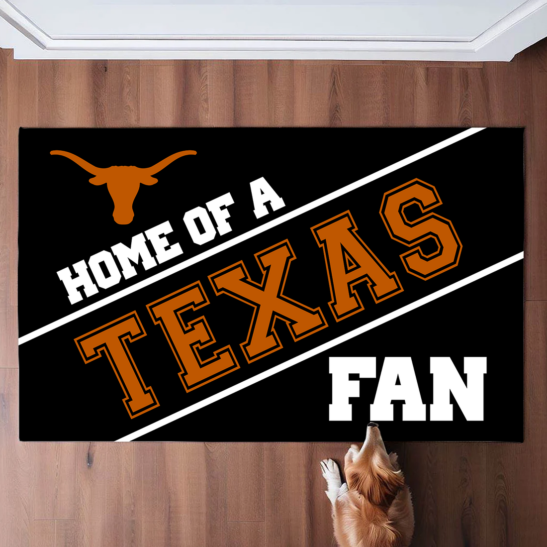 Home Of A Texas Longhorns Fan Doormat for Fans