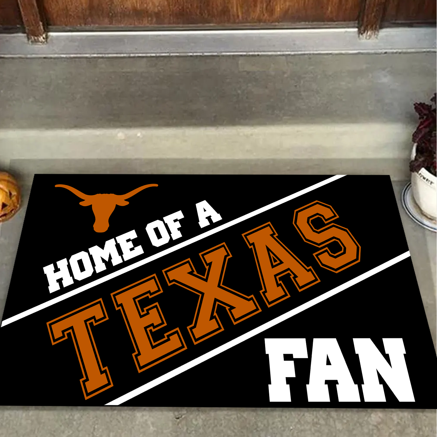 Home Of A Texas Longhorns Fan Doormat for Fans