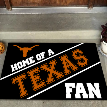 Home Of A Texas Longhorns Fan Doormat for Fans