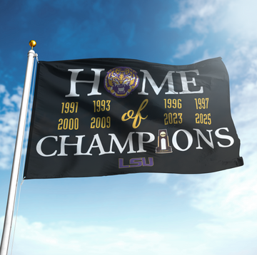 2025 NCAA Men's College World Series Champions Flag for LSU Fans