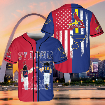 St. Louis Cardinals Blues Jersey For St. Louis Fans