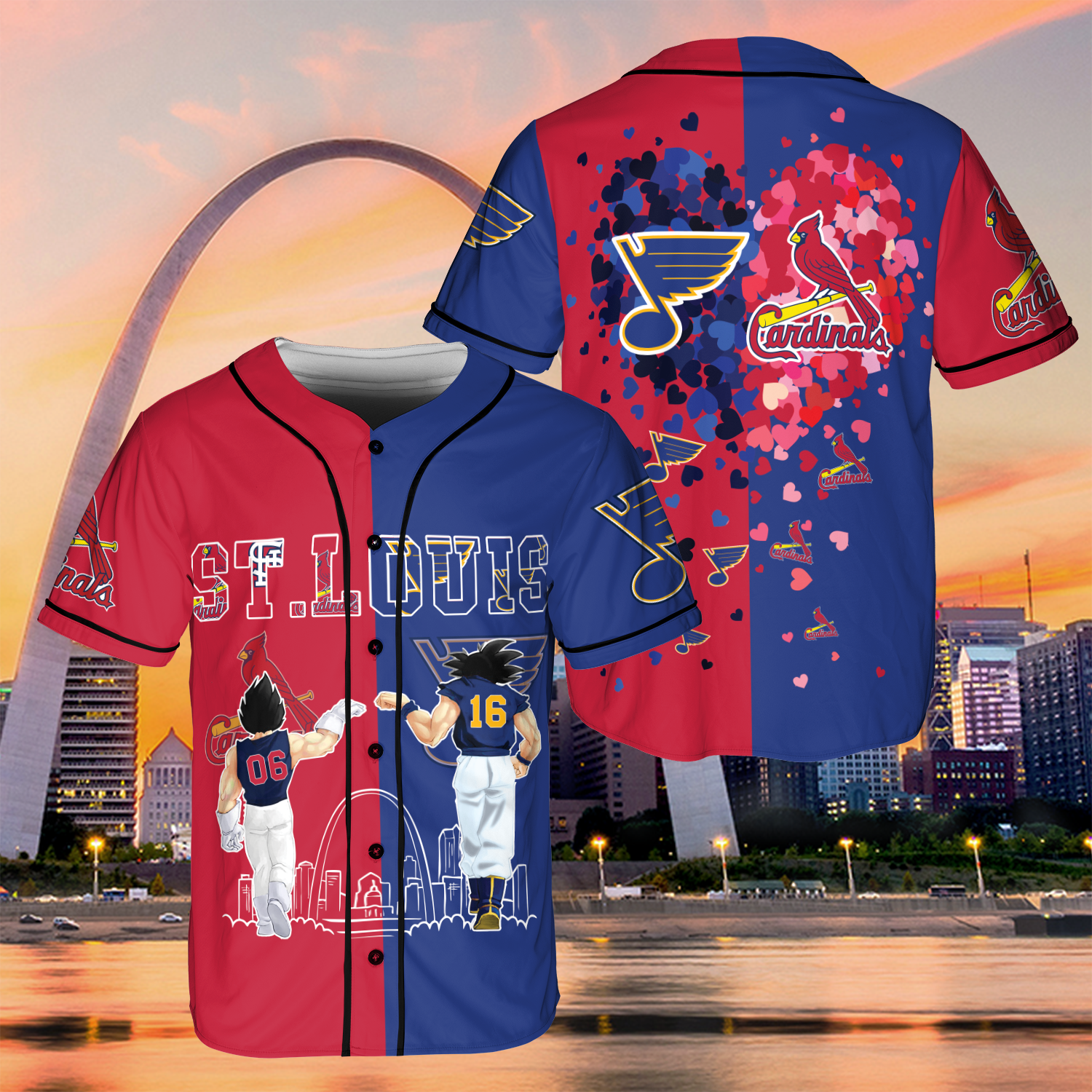 St. Louis Blues Cardinals Jersey for Fans