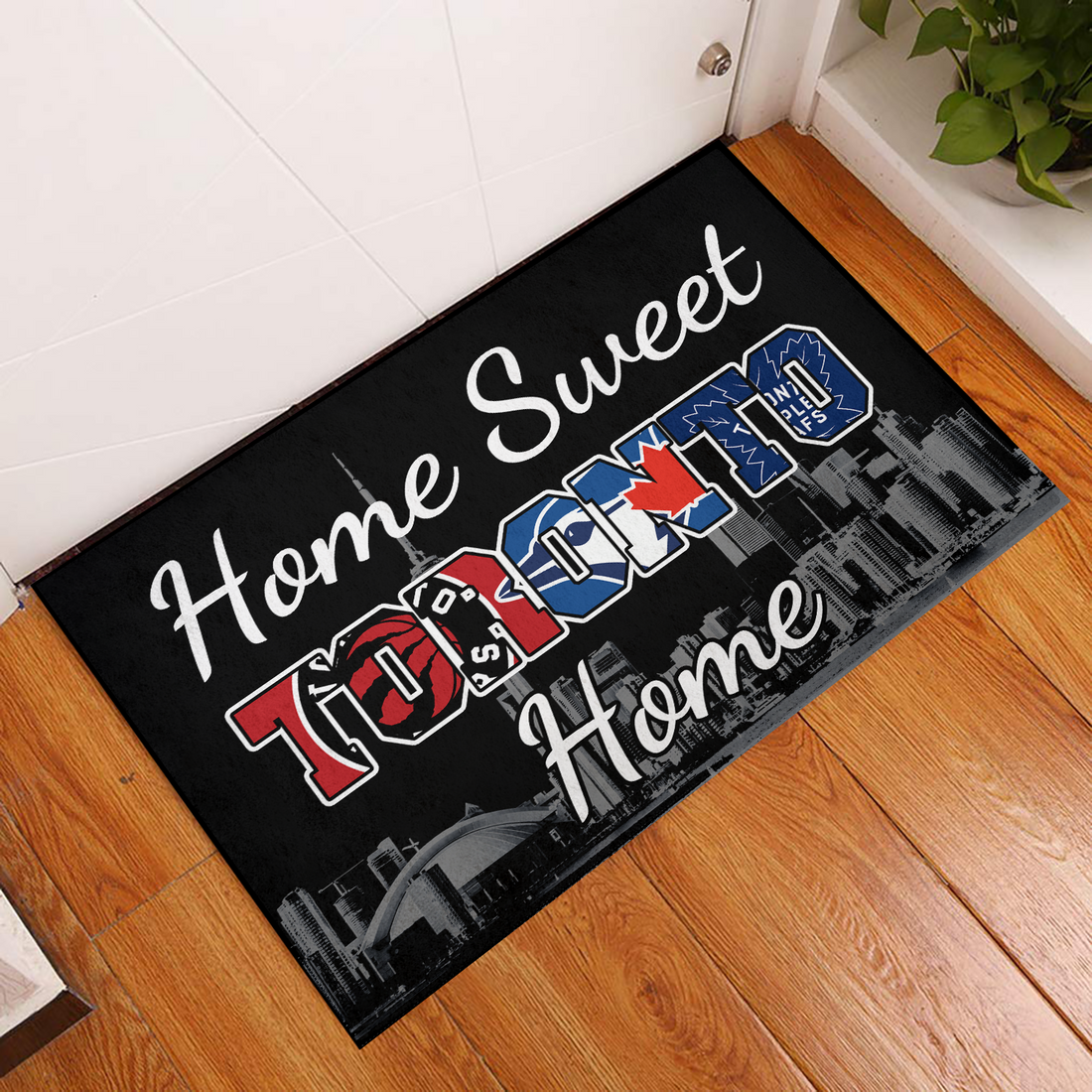 Home Sweet Home Mat for Blue Jays Fans