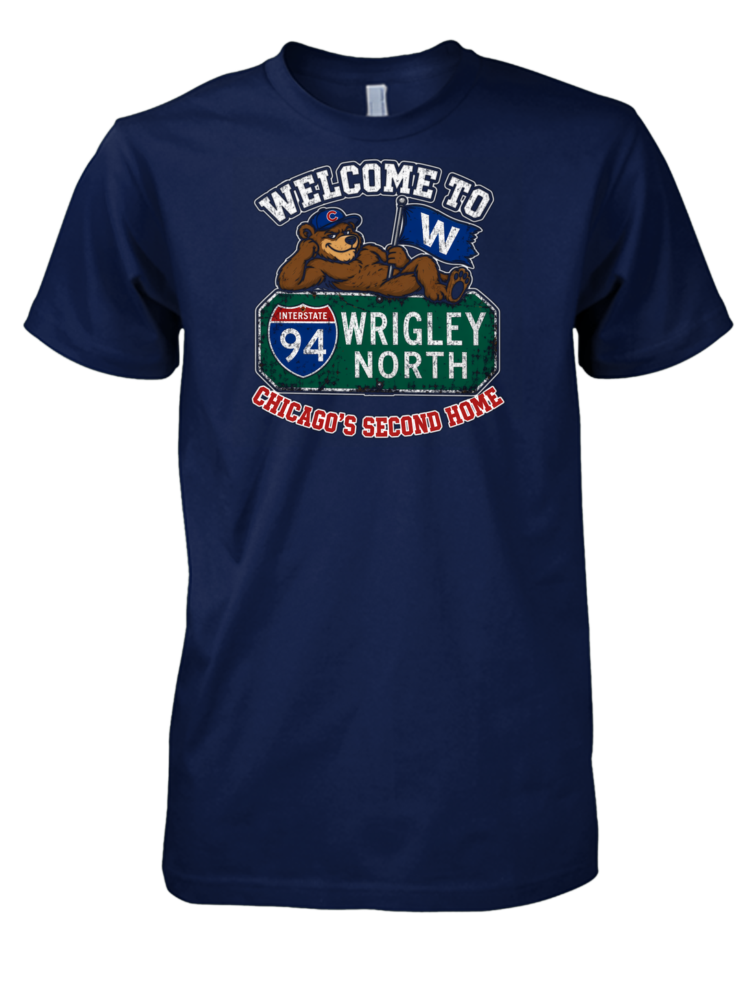 Chicago Cubs Fan T-Shirt - Wrigley Field Baseball Spirit Tee - Northside Pride Shirt - Cubs Supporter Gear
