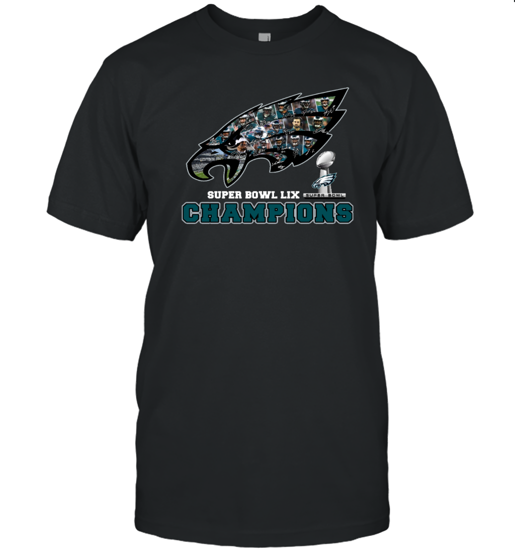 Philadelphia Eagles 2024 Super Bowl LIX Champions T-Shirt for Fans