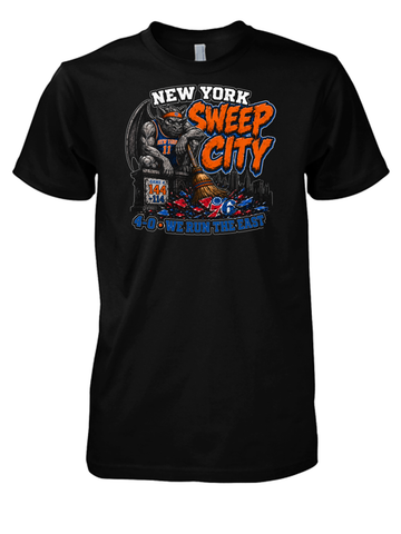 New York Basketball Playoff Dreams T-Shirt - NYC Hoops Fan Gear - Madison Square Garden Vibes Tee