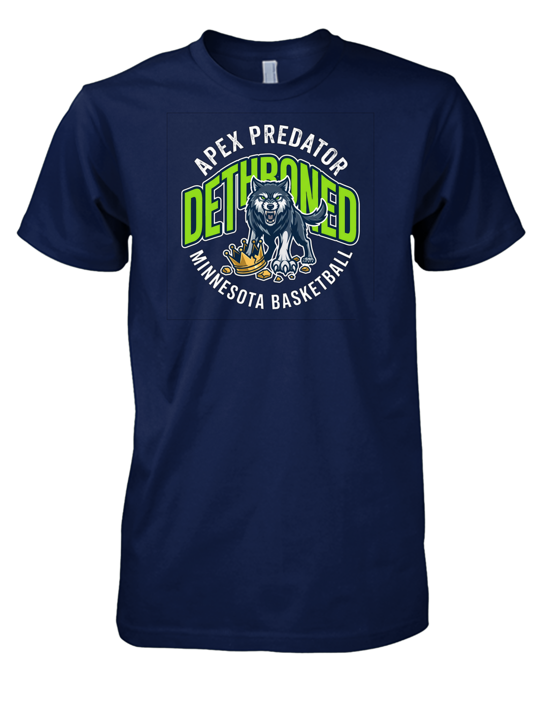 Minnesota Playoff Basketball Fan T-Shirt - Twin Cities Basketball Pride Tee - Wolves Playoff Season Shirt