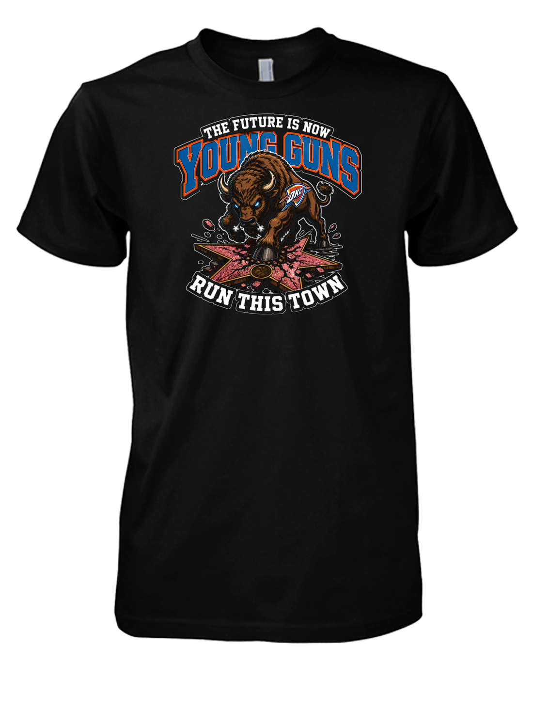 Oklahoma City Thunder Fan T-Shirt - Beat Lakers Basketball Tee - OKC NBA Playoff Rivalry Shirt