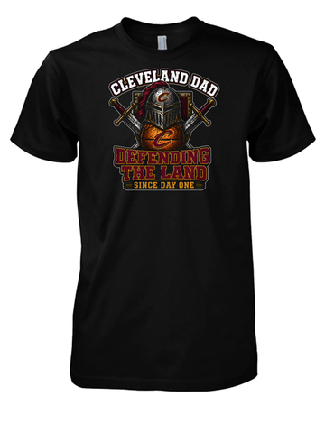 Cleveland Basketball Dad T-Shirt - Father's Day Gift for Ohio Sports Fan - NBA City Pride Tee