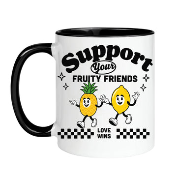 Customized Mug Support Your Fruit Friends