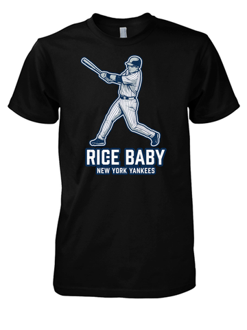 Rice Baby NYC Baseball T-Shirt - Bronx Fan Culture Tee - New York Baseball Pride Shirt