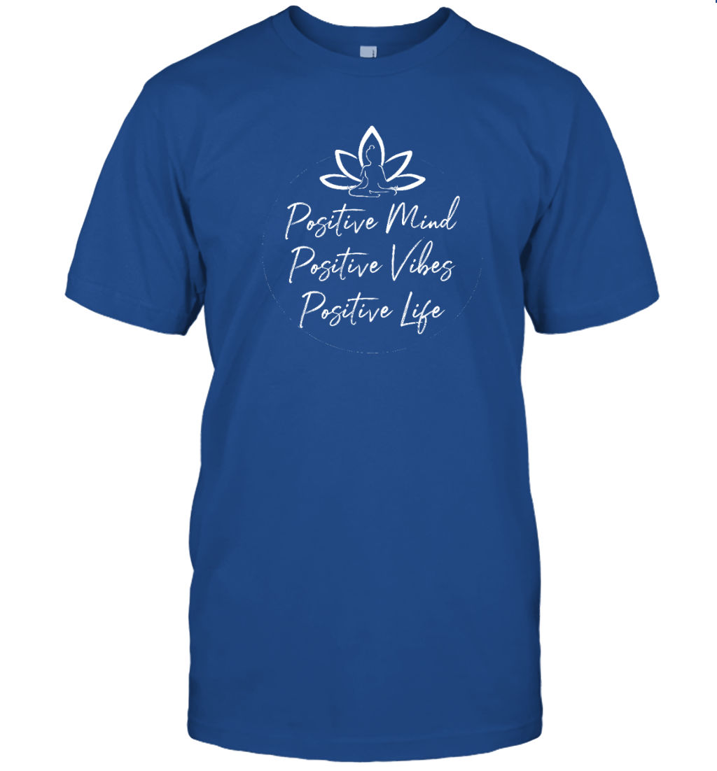 Positive Mind Positive Vibes Positive Life Yoga Meditation Shirt