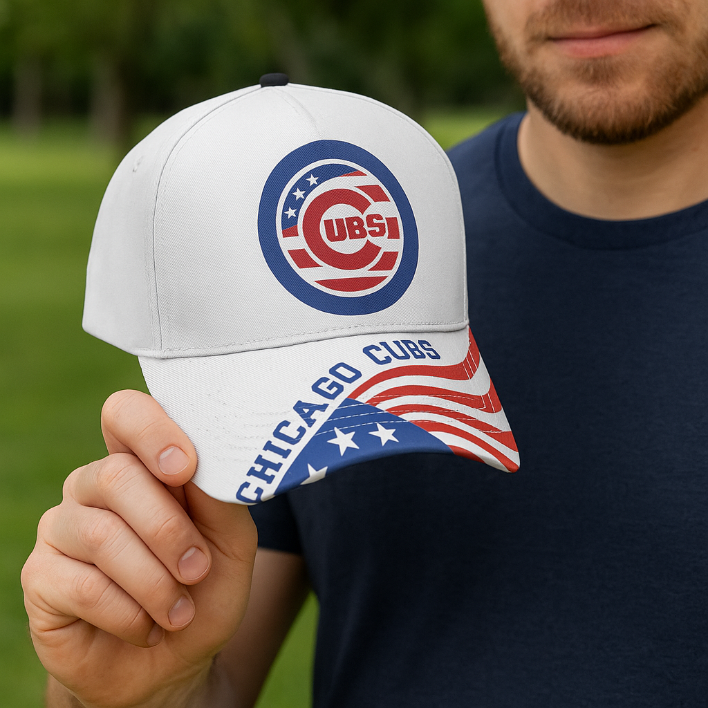 Chicago Cubs 4th of July Baseball Cap For Cubs Fans
