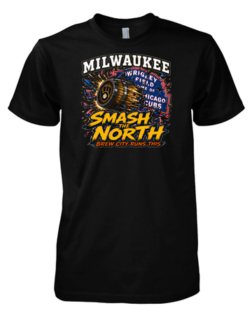 Milwaukee Baseball Fan T-Shirt - Brew City Pride Tee - Wisconsin Sports Fan Gear - Vintage Baseball Spirit Shirt