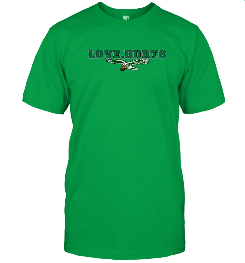 Love, Hurts T-Shirt Philadelphia Eagles Tee Jalen Hurts Tee for Fans
