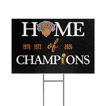 New York Basketball Home of Champions Yard Sign for NYC Fans