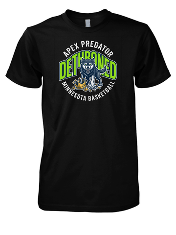 Minnesota Playoff Basketball Fan T-Shirt - Twin Cities Basketball Pride Tee - Wolves Playoff Season Shirt