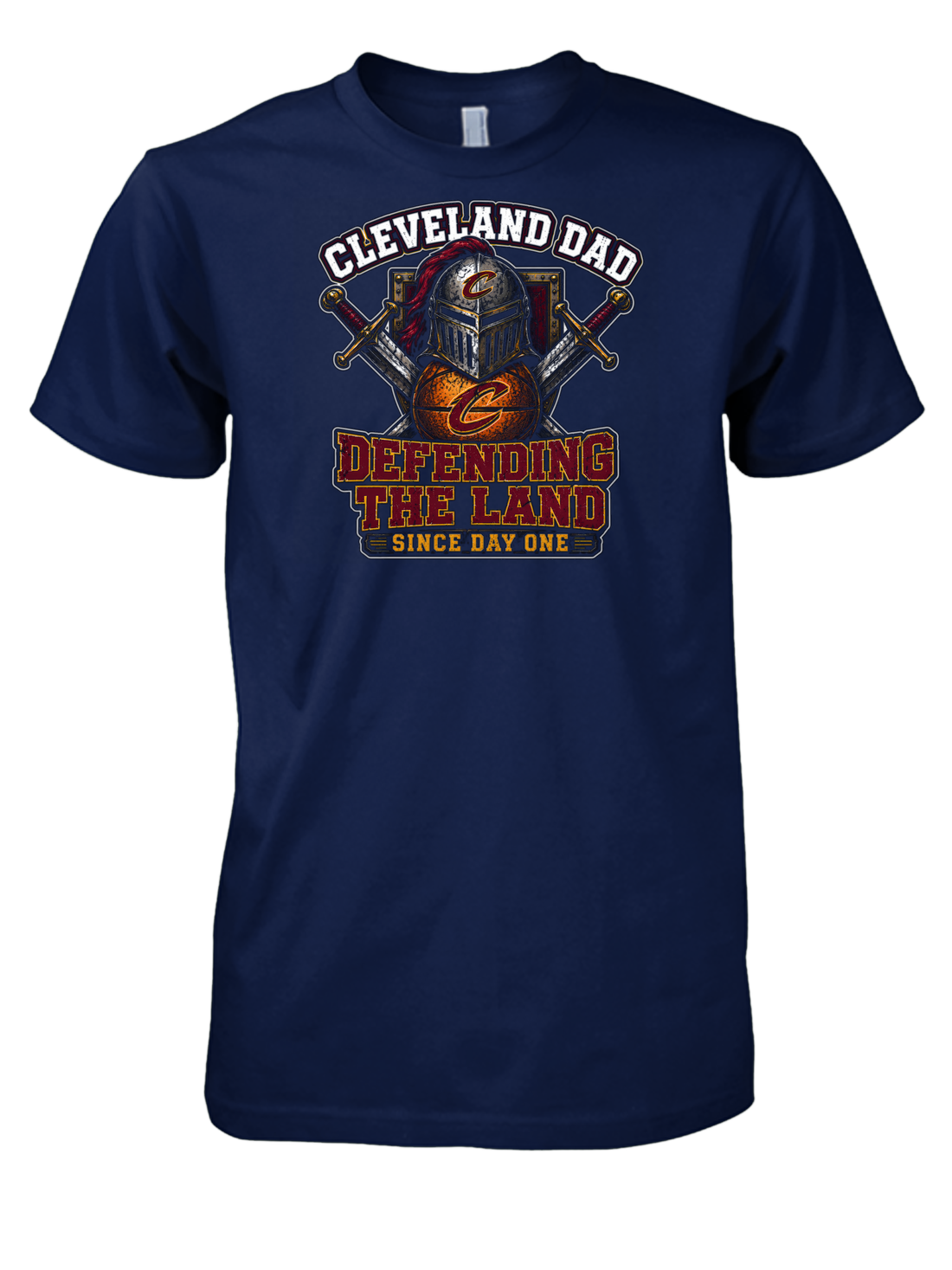 Cleveland Basketball Dad T-Shirt - Father's Day Gift for Ohio Sports Fan - NBA City Pride Tee