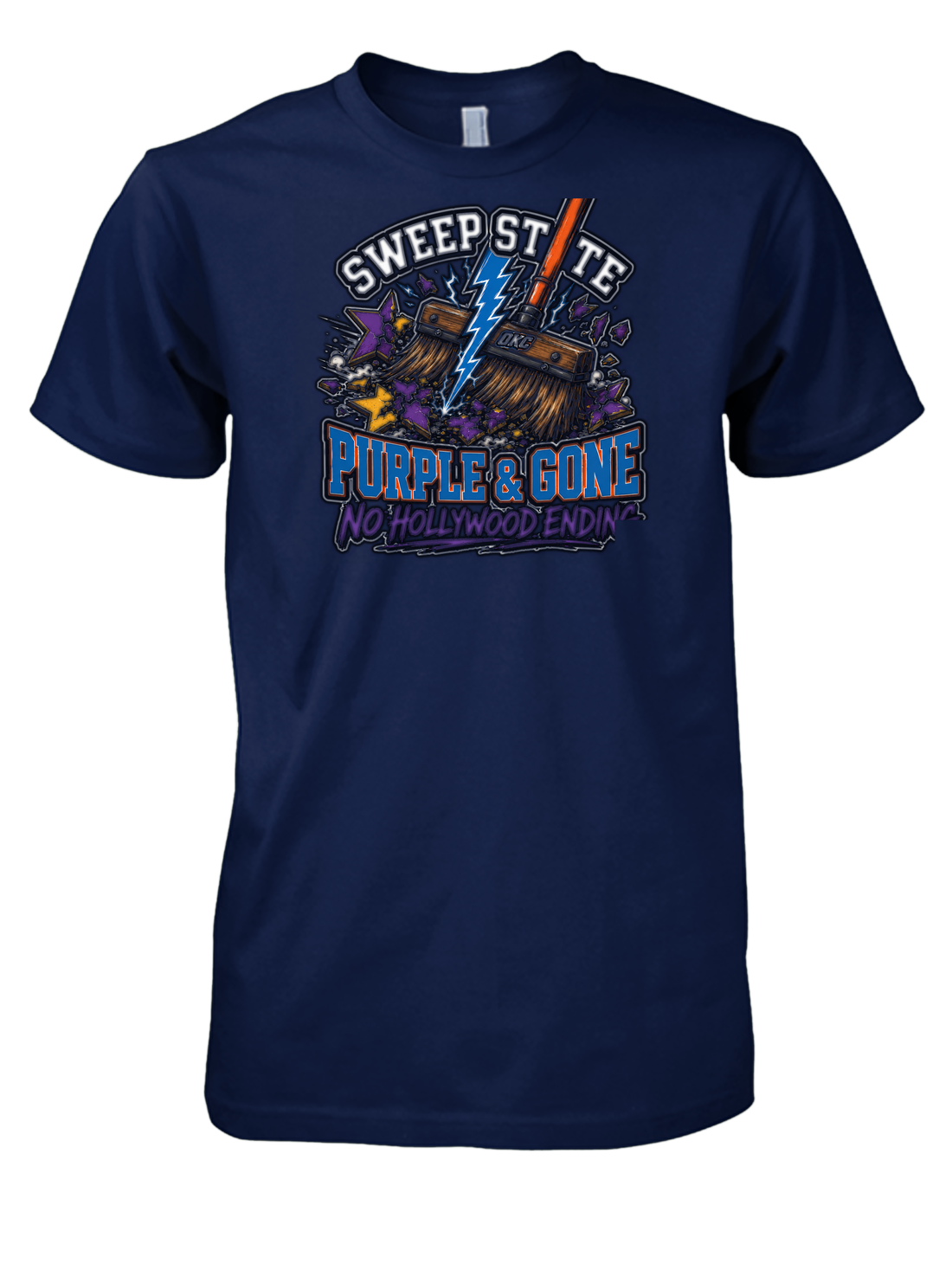 Oklahoma City Thunder Sweep Victory T-Shirt - NBA Fan Celebration Tee - Basketball Champions Shirt