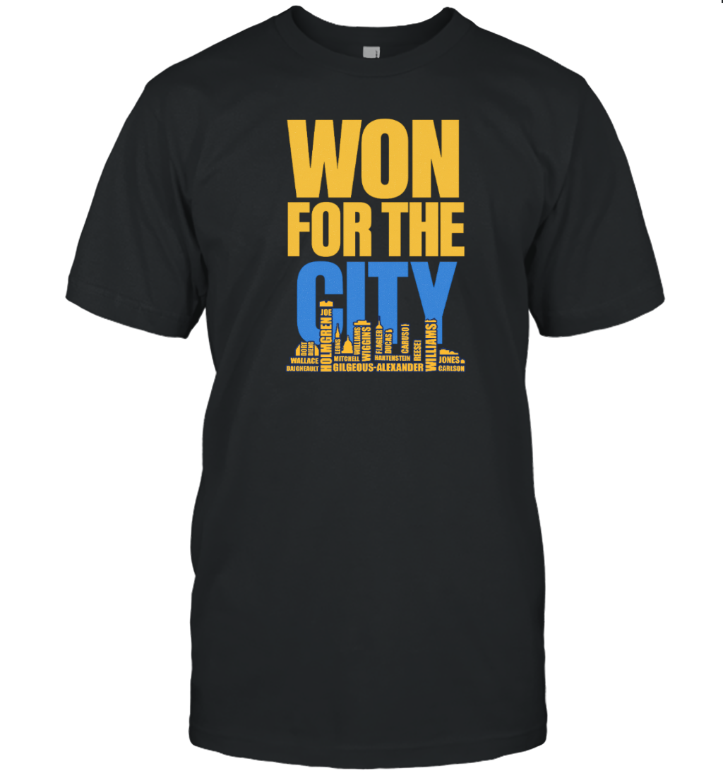 Won For The City T-Shirt for Oklahoma City Thunder Fans