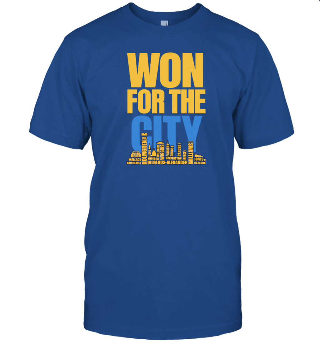 Won For The City T-Shirt for Oklahoma City Thunder Fans