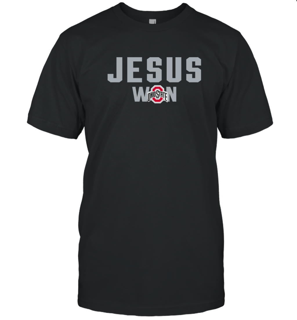 Jesus Won Ohio Sports Shirt, Game Day Unisex T-Shirt, Christian Shirt, Christian Apparel, Christian