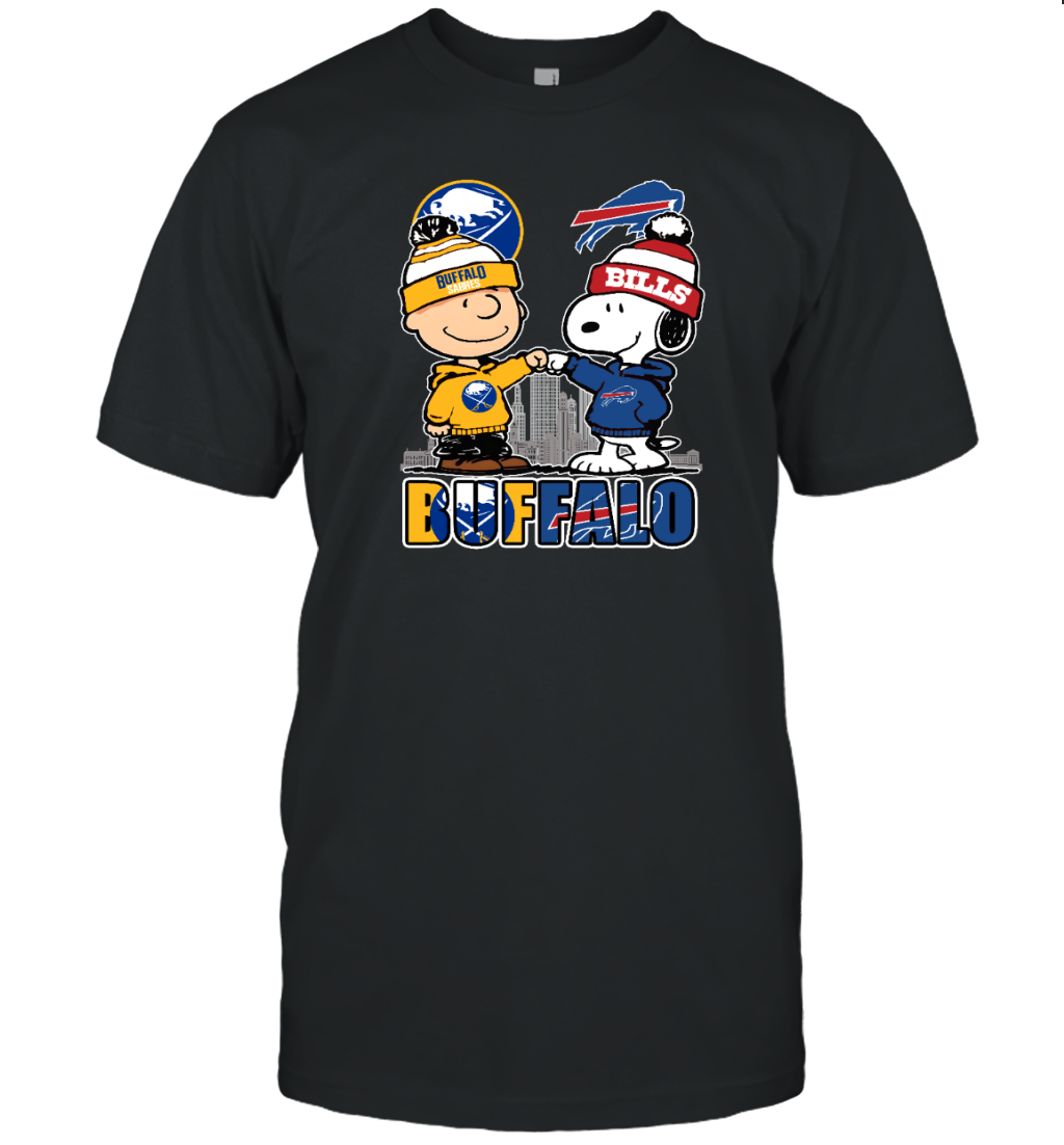 Buffalo Sabres x Bills Snoopy Shirt – Buffalo Sports Fans Tee