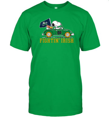 Notre Dame Fightin Irish Snoopy T-Shirt for Fans