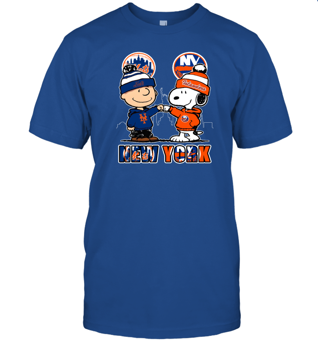 New York Mets x Islanders Snoopy Shirt – NYC Baseball & Hockey Fan Tee