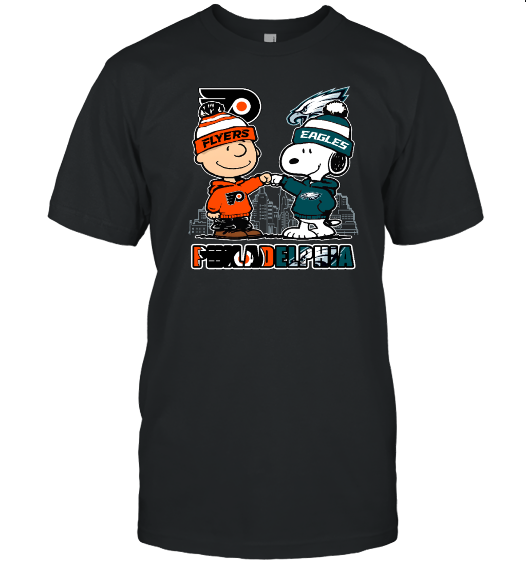 Philadelphia Flyers x Eagles Snoopy Shirt – Philly Sports Fans Tee