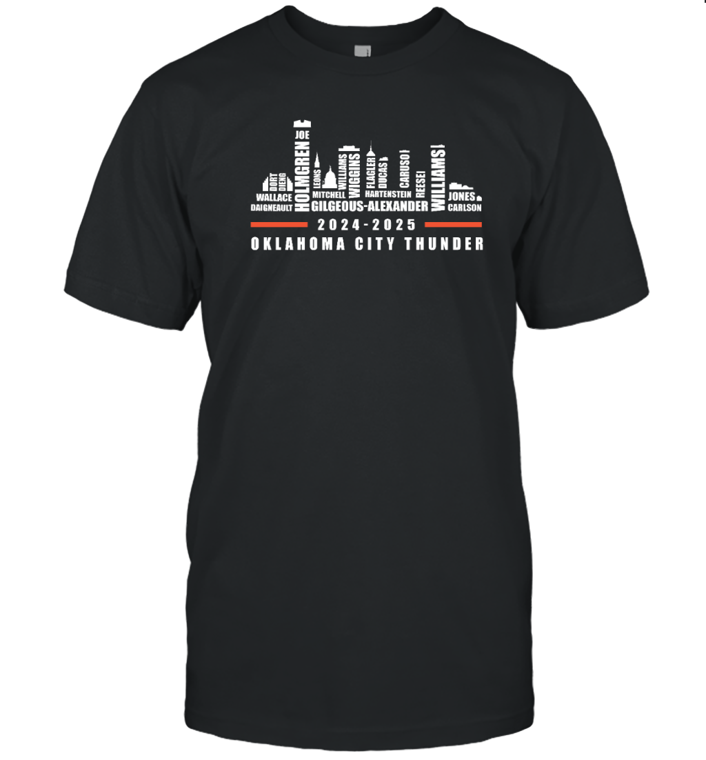 Oklahoma City Thunder 2024-25 T-Shirt for OKC Fans